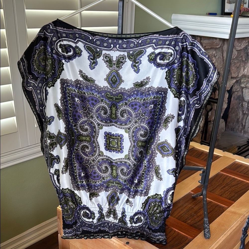 Paisley Print Women's Top